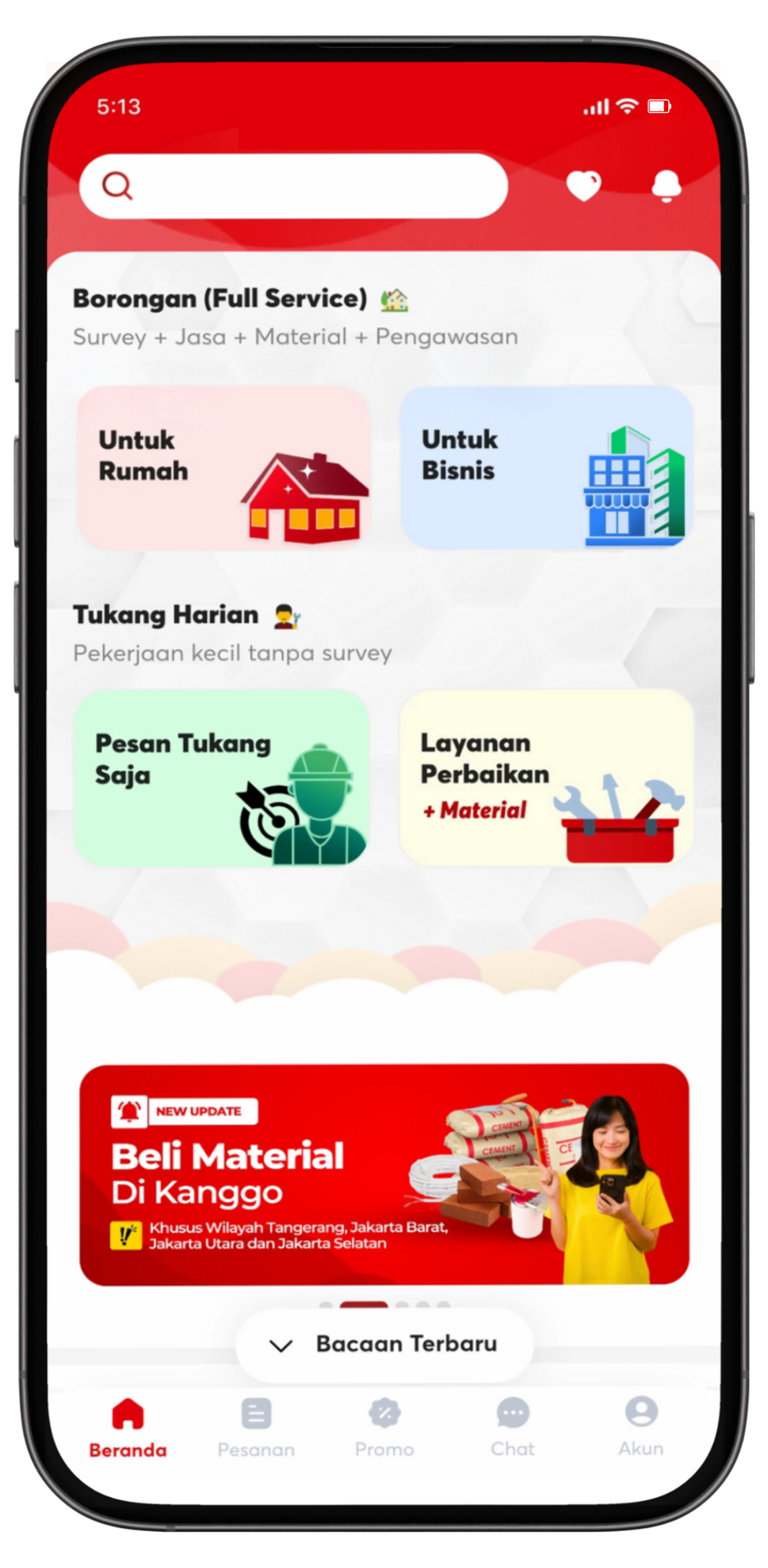 Kanggo App Interface